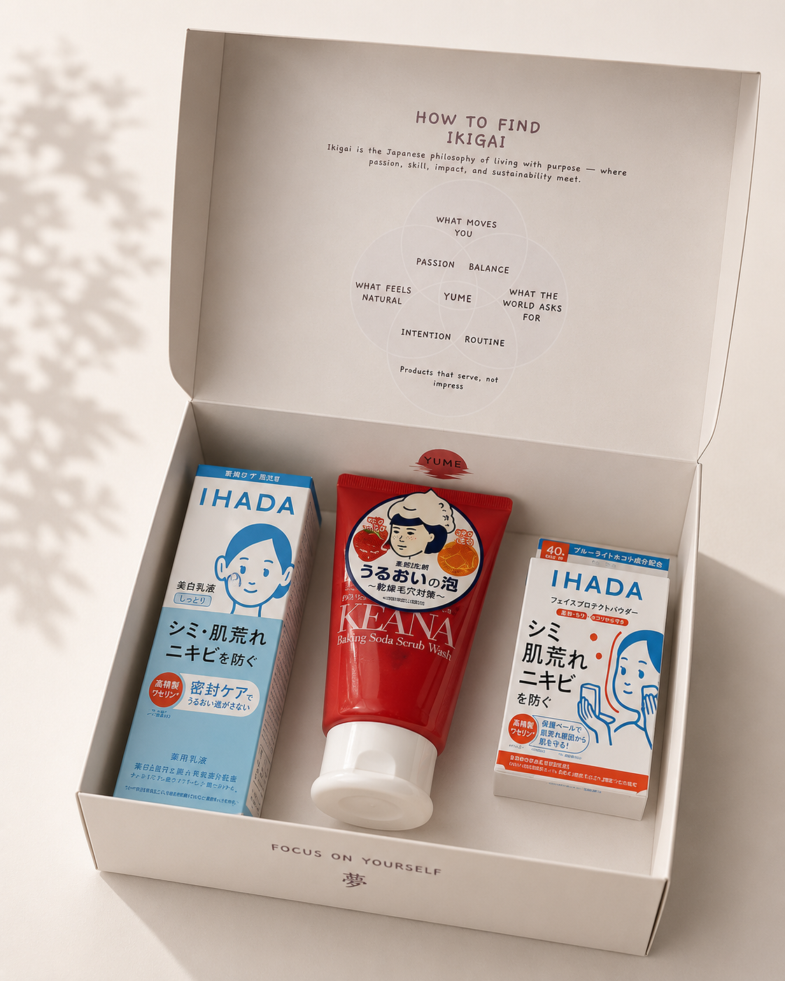 The AM Routine set, morning Japanese skincare ritual in three steps