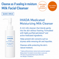 IHADA Milk Cleanser texture, gentle Japanese cleansing milk