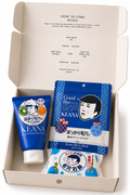 The Men's Set bundle, three Japanese grooming products arranged together